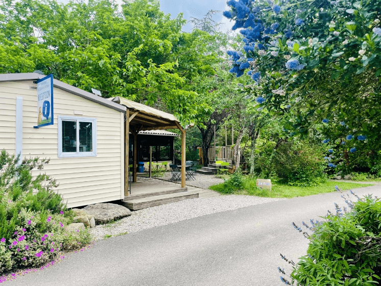 Mobile home rental, family campsite near Mirepoix