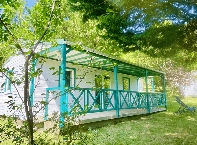 Exterior view of the comfort Douglas chalet