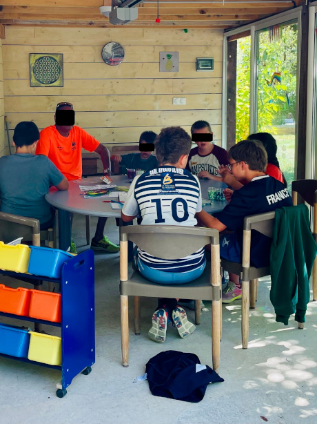 Animation pour enfants à la Pibola, camping en Ariège