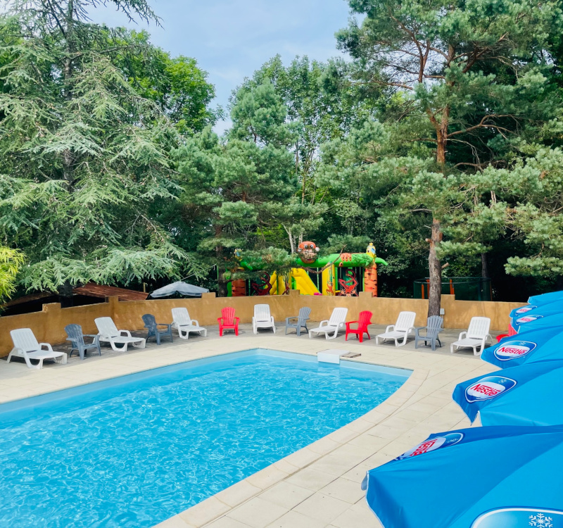 Piscine de jour, camping familial à Camon dans l’Ariège