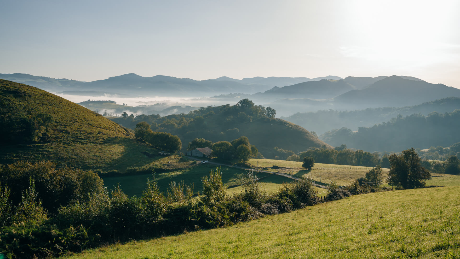 La Pibola Camping in Camon near Mirepoix. Ariege Pyrenees.