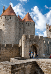 The City of Carcassonne and its ramparts